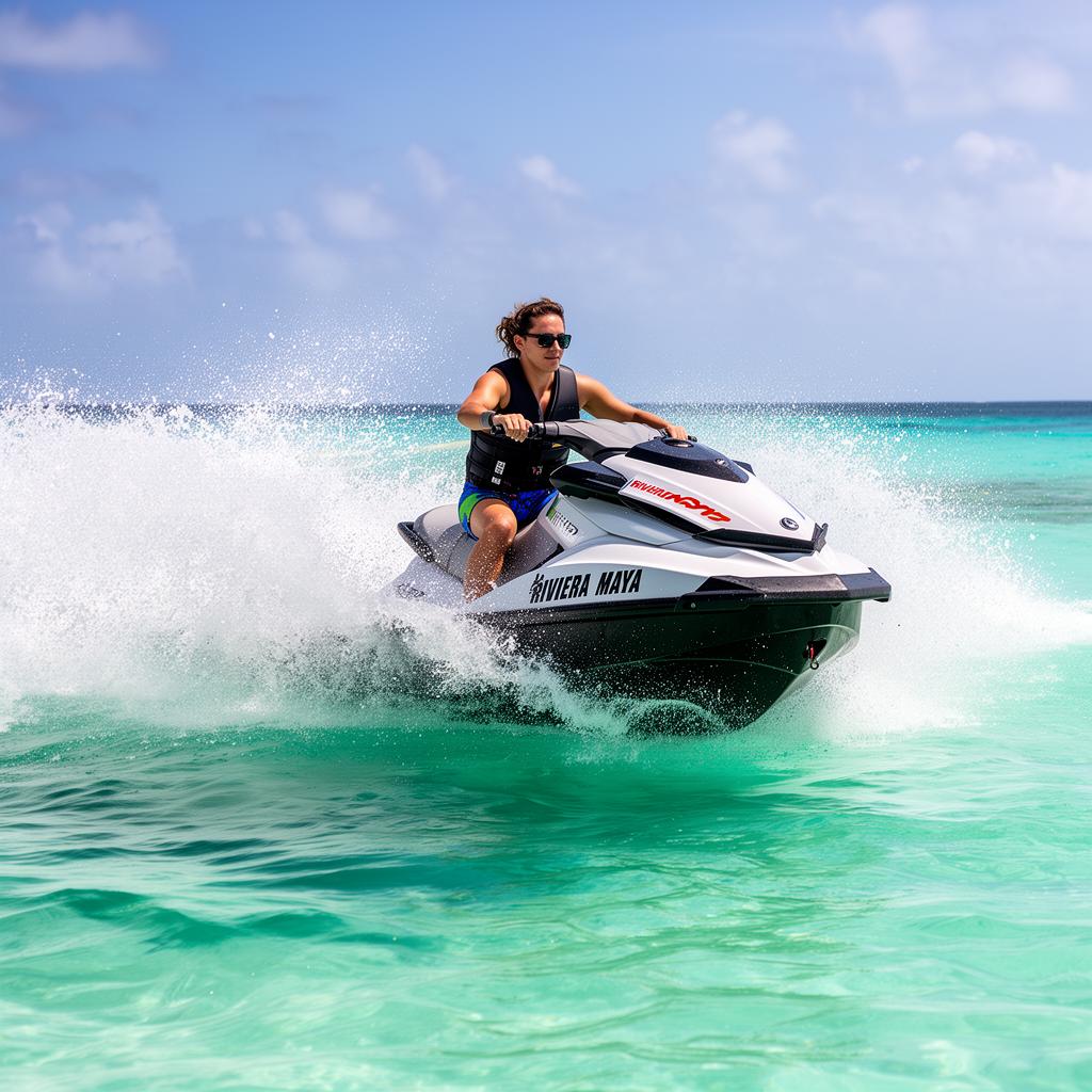 Jet ski en el Caribe
